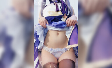 微博少女@福利姬@萌白酱&甜味弥漫&一口幼桃之COS刻晴