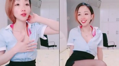 风骚御姐OL装扮，黑丝短裙很是性感，大战头套男，解开内衣一顿揉胸，主动骑乘爆插，正入猛操小穴