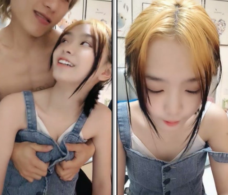 七彩女神『18岁梦涵』05.05 神秘人登场_小P屁孩回家了 和男友二人独操 高清源码录制3