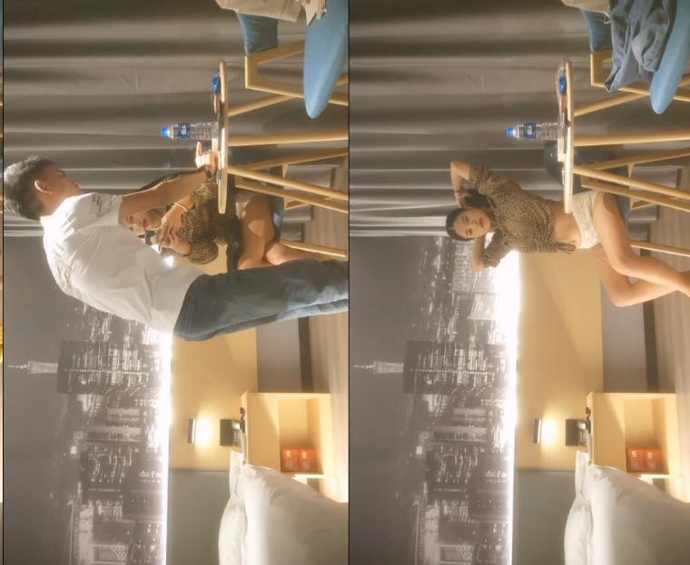 【换妻之旅】，今夜黑皮约外围，美女，门票118，坚挺美乳翘臀，姿势繁多一通狂插高潮啦