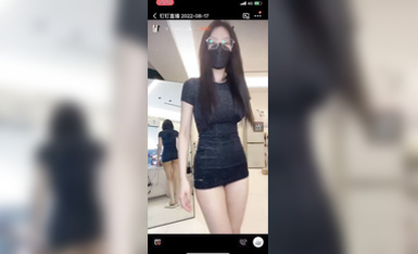 【抖音重磅】人氣女神【草莓小甜心】首次超大尺度露三點【丁姐直播】9月 (4)