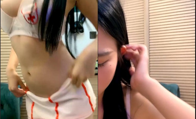 活泼网红美少女皮皮！性感超好能聊！一对大奶子揉捏，扭腰摆臀诱惑，疯狂揉搓多毛骚逼