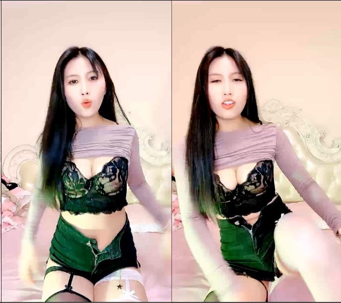 性感美女骚货！吊带黑白丝袜！讲故事被姐夫操，骚话不断狂扣穴，从下往上视角扣弄.