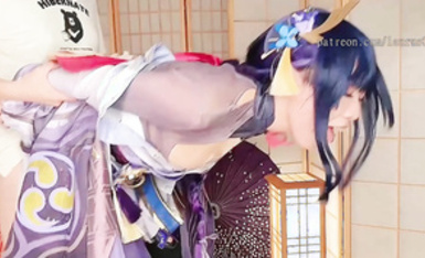 ✿勁爆硬核❤️二次元✿ 超淫三點全露出Cos雷電將軍▌浵卡▌掰穴鑒賞極品美鮑 口交龜頭責嫩穴榨精 滿足所有性幻想 (3)