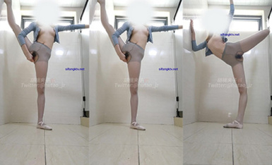 【極品反差❤️頂級身材】芭蕾舞姬『胡桃夾子』墮落女神最新裸舞啪啪❤️各種高難度姿勢花式啪啪 內射高潮灰絲一字馬 (9)