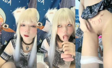 清純蘿莉coser@電氣喵(吃一口小布丁)尺度福利秀 第五彈 (9)