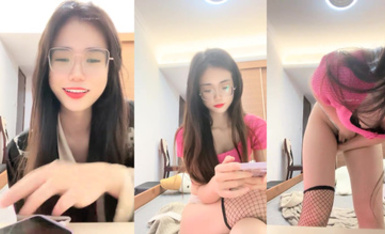 高顏值眼鏡娘@聽者藐藐(妮妮這呢) 尺度福利秀 (3)