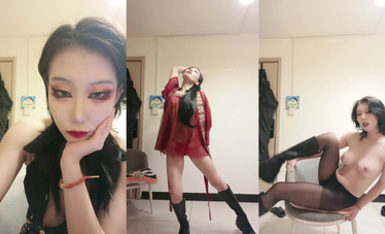 新合集~激情舞蹈御姐【鏡寶】長腿黑絲一字馬~超頂誘惑騷舞~ (5)