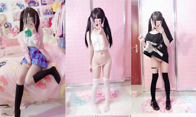 清純反差小母狗 Twitter蘿莉『蔡小熊』福利，可愛乖巧的小妹妹 怎麼能這么燒呢？一線天白虎嫩穴自己插出白漿[上]（3）