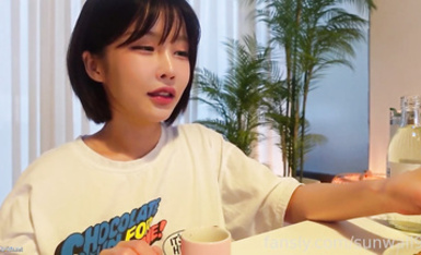 韓國女團模特sunwall95 吃飽喝足之後，性慾就來了