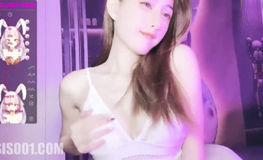 【Stripchat】「啊~太舒服了」國產黑絲尤物混血妖精「Actress」騷貨玩跳蛋模仿舌頭舔雞巴