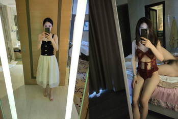 露臉眼鏡御姐 晉江萬達【曉曉】全套高級會所莞式服務 給客人各種項目自拍 (1)