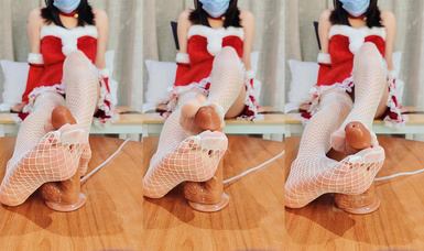 女神嫩妹足交【小琪琪文文】美腿玉足小可愛 足交26部合集(5)