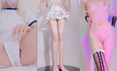 嫩妹控必備！推特貧乳粉穴【軟甜糯米滋】道具紫薇裸舞嗲聲騷叫 福利姬小母狗帶爸爸上高速 大尺度私拍 (1)