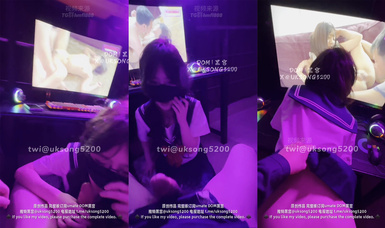 2024.7.25，大神復出，980元新作【DOM黑宮】在網吧做愛，19歲學生妹調教，頂不住了(1)