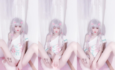 推特極致反差蘿莉【小靈醬】自摸插穴 BB超粉嫩 各種COS合集 (1)