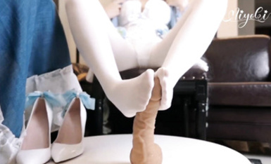 鈴木美咲(Misaki Suzuki)-美腳的賜福（初音粉蝶花精靈篇） (2)