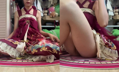 洛麗塔福利姬嫩妹【麥麥脆皮雞】第一彈，90分鍾粉絲珍藏版，白虎，道具自慰，嫩出水 (6)