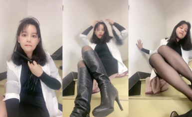 高顏值絲足御姐@豆滿月 辱罵榨精作合集 (8)