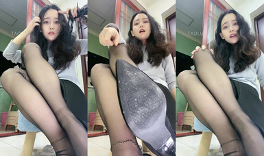 高顏值絲足御姐@豆滿月 辱罵榨精作合集 (6)