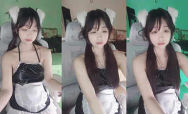 【真實露臉學生妹】土豪重金定製，清純舞蹈校花【蘿莉小羊】福利②，裸舞勾引，跳蛋道具自慰 (5)