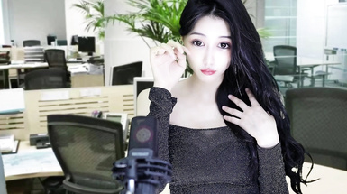 網易CC騷主播【白妖妖】單口相聲【白秘書升職記】2K原版畫質，自導自演，大膽口嗨，勾引老闆，道具自慰 (1)