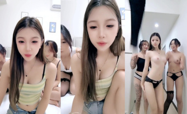 美女群P盛宴【極品藝校生】10.13-10.25高顏值姐妹4P5P畫面精彩淫亂刺激 (6)