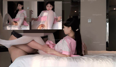 胖爺的奇妙之旅 白絲粉色JK (1)