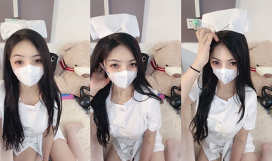 熊貓娃娃 高冷巨乳女神 護士裝誘惑 摳逼自慰 (3)