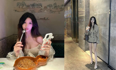 2025年5月最新，富二代約炮，【fKabuto】，22歲小模特伴遊，完美露臉，幾天下來操爽了，小穴被乾的腫起來！ (2)