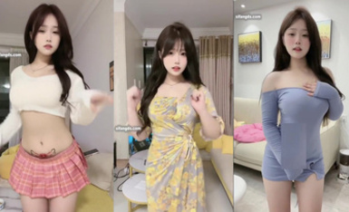 重磅爆料泄密，B站抖音百萬粉，天然大波女神【火鍋燉兔仔，凹菟嫚】定製福利，裸舞奶子甩飛了