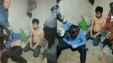 农村土房被抓现场